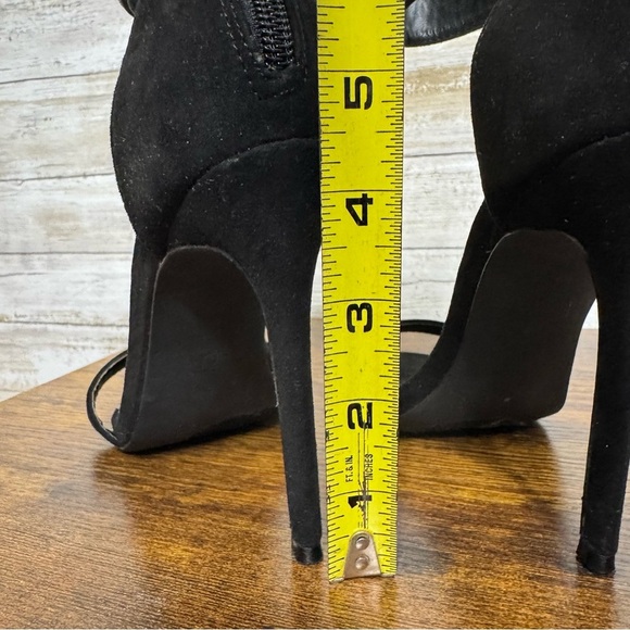 Olivia Jaymes Women’s Black Bling Ankle Strap Stiletto Heels Women’s size - Picture 10 of 10